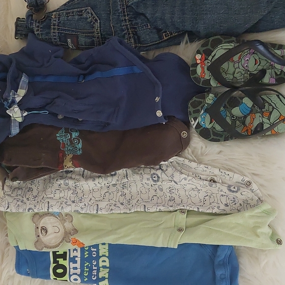 6/$25 Baby Boy Clothes 6-9 Months Lot - Picture 2 of 5